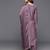 Elegant mauve viscose embroidered kurta set with dupatta for women