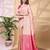 Babypink color weaving jacquard traditional saree with blouse piece