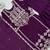 Attractive Purple Embroidered Chinon Wedding Wear Sharara Suit