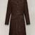 Women’s premium suede leather trench coat belted longline slim fit coat