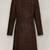 Women’s premium suede leather trench coat belted longline slim fit coat