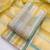 Elegant yellow striped embroidered kurta set with dupatta for women