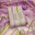 Elegant purple striped embroidered kurta set with dupatta for women