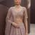 Alluring Mauve Hand Embroidery Silk Lehenga Choli With Double Dupatta