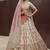 Lavish Beige Zari Work Silk Bridal Lehenga Choli With Double Dupatta
