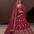Classy Pink Sequins Silk Bridal Lehenga Choli With Double Dupatta
