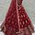 Royal Red Heavy Embroidered Silk Bridal Lehenga Choli With Double Dupatta