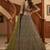 Excellent Olive Green Sequins Net Bridal Lehenga Choli With Dupatta