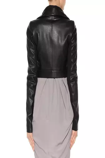 women's black lambskin leather jacket classic zip up style