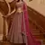 Royal Pink Multi Thread Work Net Engagement Wear Lehenga Choli With Dupatta