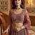Royal Pink Multi Thread Work Net Engagement Wear Lehenga Choli With Dupatta
