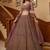 Luxurious Mauve Dori Work Net Reception Wear Lehenga With Blouse