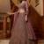 Luxurious Mauve Dori Work Net Reception Wear Lehenga With Blouse