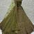 Excellent Olive Green Sequins Net Bridal Lehenga Choli With Dupatta