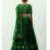 Green Embroidered Silk Lehenga Set