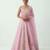 Baby Pink Embroidered Raw Silk Lehenga Set