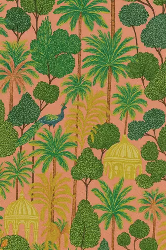 Cotton printed kaftan