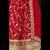 Eilara Women's Machine Red Georgette Embroidered Lehenga Choli
