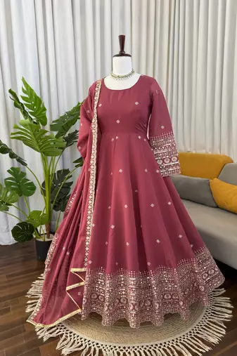 vibrant light rose sharara suit 