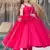radiant rani pink flared anarkali