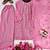 Pink embroidered salwar kameez set