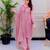 Pink embroidered salwar kameez set