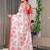 Trendy women's satin georgette printed saree with floral design