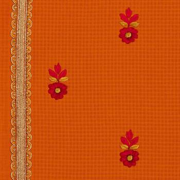 Gota embroidered kurta with dupatta 4