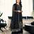 Black georgette heavily embroidered designer salwar suit