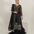 Black georgette heavily embroidered designer salwar suit
