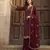 wine sharara suit 