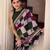 Green viscose chanderi printed with temple border saree & unstitched blouse
