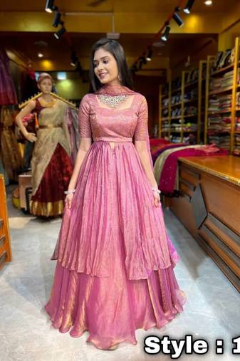 PINK COLOR FENDY SATIN HEAVY EMBROIDERY WORK WEDDING WEAR STITCHED LEHENGA CHOLI
