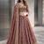 Onion COLOR FENDY SATIN HEAVY EMBROIDERY WORK WEDDING WEAR STITCHED LEHENGA CHOLI