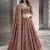 Onion COLOR FENDY SATIN HEAVY EMBROIDERY WORK WEDDING WEAR STITCHED LEHENGA CHOLI