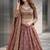 Onion COLOR FENDY SATIN HEAVY EMBROIDERY WORK WEDDING WEAR STITCHED LEHENGA CHOLI