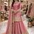 Pink COLOR FENDY SATIN HEAVY EMBROIDERY WORK WEDDING WEAR STITCHED LEHENGA CHOLI