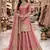 Pink COLOR FENDY SATIN HEAVY EMBROIDERY WORK WEDDING WEAR STITCHED LEHENGA CHOLI
