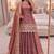 Onion COLOR FENDY SATIN HEAVY EMBROIDERY WORK WEDDING WEAR STITCHED LEHENGA CHOLI