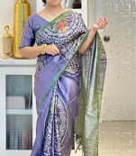 Soft tussar silk sarees with beautiful digital print with attractive design saree