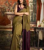 Elegant mal cotton saree with contrast pallu & fancy tassels