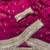 Plum Color Sequence  Embroidery Work Satin Saree
