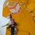 Yellow embroidered straight chanderi kurta set with dupatta & pant for women