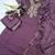 Wine embroidered vichitra kurta set with dupatta & pant