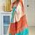 Soft tussar silk sarees with beautiful digital print attractive checks design saree  with tassels
