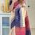 Soft tussar silk sarees with beautiful digital print attractive checks design saree  with tassels