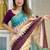 Soft tussar silk sarees with beautiful digital print attractive checks design saree  with tassels