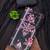 Elegant dark grey baroque floral printed unstitched salwar suit with dupatta