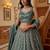 Fantastic Sea Green Dori Work Oragnza Lehenga Choli With Dupatta