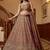 Delightful Brown Multi Thread Work Oragnza Sangeet Wear Lehenga Choli